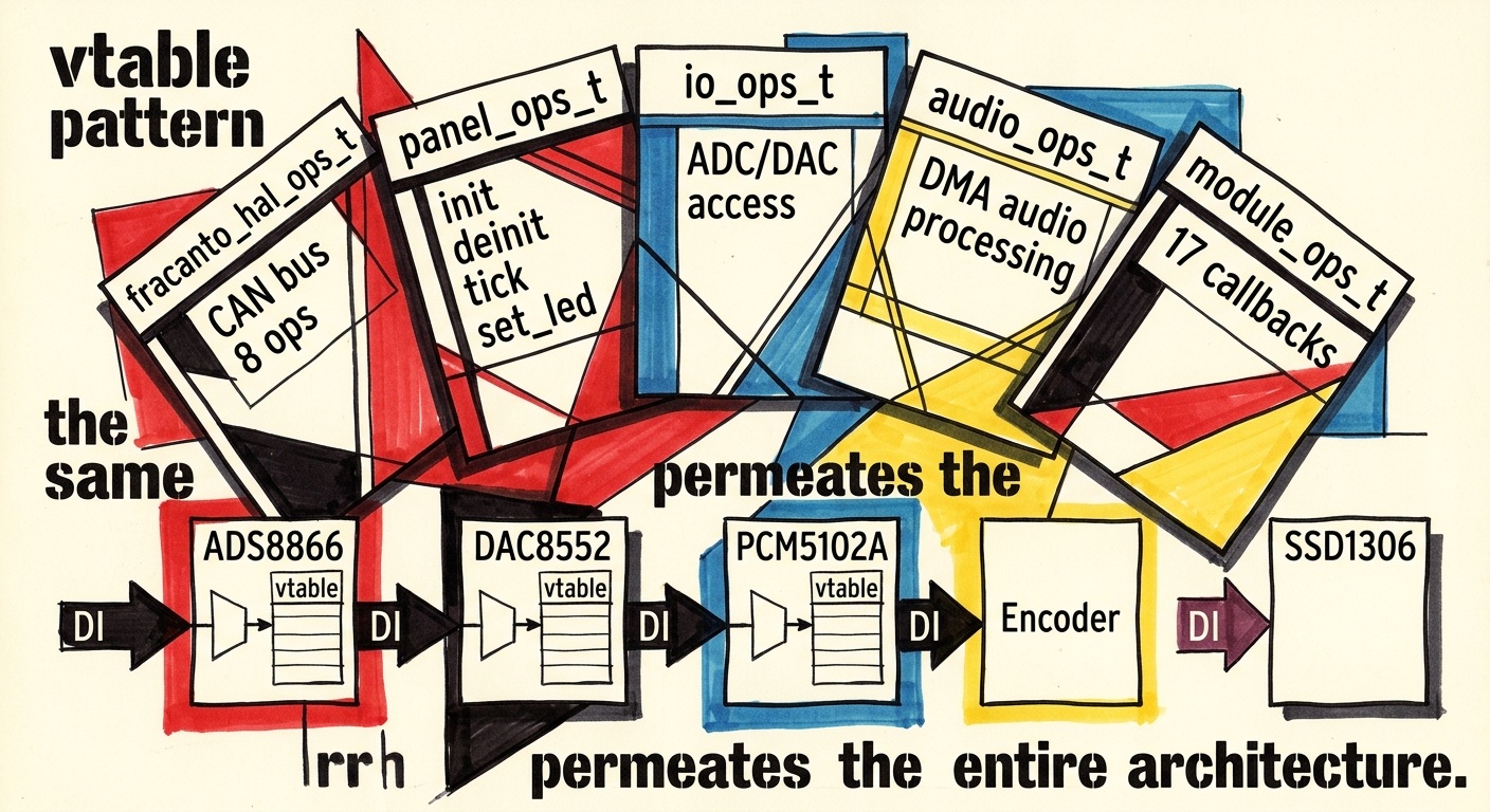 Usage in the Framework — vtables across all layers
